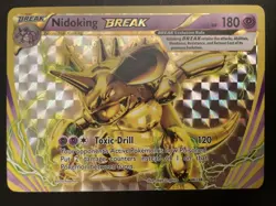 Nidoking BREAK 46/108 - Evolutions - Ultra Rare Holo Pokemon Card NM - Image 1