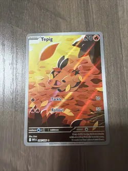 Tepig 096/086 Sv: White Flare Holo NM Pokemon - Image 1