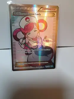 Pokemon Center Lady 105/106 Pokemon TCG Flashfire NM NO DMG From pack to sleeve - Image 1