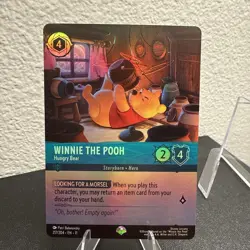Winnie the Pooh-Hungry Bear 217/204 Disney Lorcana Character Card EPIC Foil - Image 3