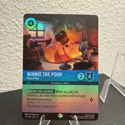 Winnie the Pooh-Hungry Bear 217/204 Disney Lorcana Character Card EPIC Foil - Image 4