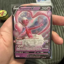 Enamorus V 082/196 Lost Origin Holo Ultra Rare Pokemon Card TCG English NM - Image 1