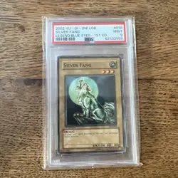 Yu-Gi-Oh! TCG Silver Fang Lob PSA9 1st Edition Card #010 - Image 1