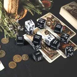 48 Pieces MTG Dice Counters,Abilities Keywords Counter Dice,MTG Life 16mm - Image 2