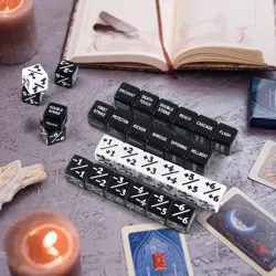 48 Pieces MTG Dice Counters,Abilities Keywords Counter Dice,MTG Life 16mm - Image 5