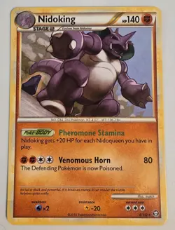 Pokemon Nidoking 6/102 Triumphant Non - Holo - Image 1