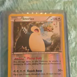 Pokemon TCG Snorlax 118/162 Breakthrough Reverse Holo HP120 Plump Body - Image 1