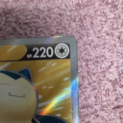Pokemon Snorlax V Full Art Holo Ultra Rare 220 HP Sword & Shield 197/202 English - Image 4