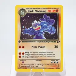 Pokemon TCG - Dark Machamp 10/82 Team Rocket Holo Rare 1st Edition WOTC - NM - Image 2