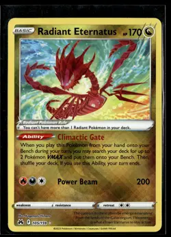 Pokemon TCG Crown Zenith #105/159 Radiant Eternatus - Image 1