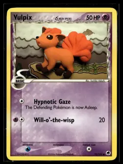 Pokemon TCG Dragon Frontiers #70/101 Vulpix (Delta Species) - Image 1