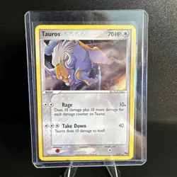 Pokemon POP Series 2 Tauros Non Holo Rare #5/17 Promo NM - Image 2