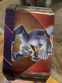 Pokemon Gaming Empty Card Collector Tin Box Medium 2016-2017 - - Image 3