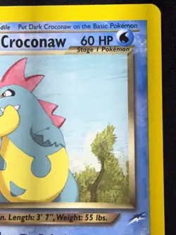Pokemon Card - Dark Croconaw Neo Destiny 32/105 Uncommon 1st Edition - Image 2