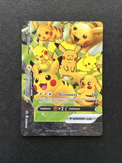 Pikachu V-Union SWSH141 SWSH: Sword & Shield Promo Cards Holo - Image 1
