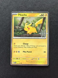 Pikachu - (Holiday Calendar) 025/165 Miscellaneous Cards & Products Holo - Image 1