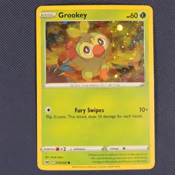 Grookey 10/202 - Sword & Shield - Promo Cosmos Holo Pokemon Card - M / NM - Image 1