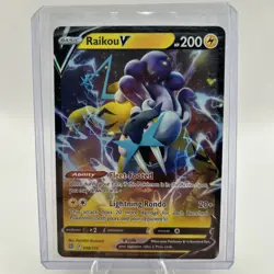 Pokemon Raikou V 048/172 Swsh09: Brilliant Stars Ultra Rare Holo V Card - Image 1