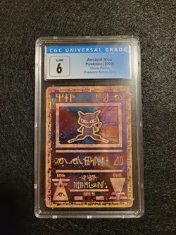 CGC 6 EX/NM Ancient Mew Holo Promo Pokemon Movie 2000 Pokemon Card - Image 5