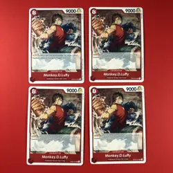 One Piece CCG | (Monkey D Luffy | OP04-014) x4 | Playset English Card TCG EN - Image 2