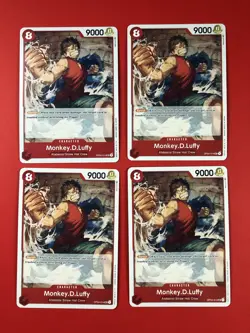 One Piece CCG | (Monkey D Luffy | OP04-014) x4 | Playset English Card TCG EN - Image 3