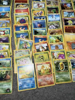 Vintage WOTC Pokemon Non Holo Lot Rare Base Fossil Jungle 100+ Card Lot - Image 5