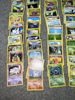 Vintage WOTC Pokemon Non Holo Lot Rare Base Fossil Jungle 100+ Card Lot - Image 2