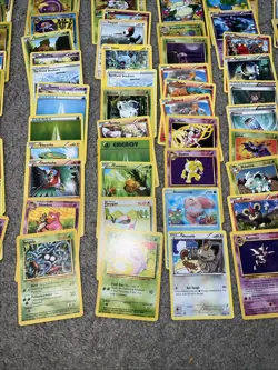 Vintage WOTC Pokemon Non Holo Lot Rare Base Fossil Jungle 100+ Card Lot - Image 3