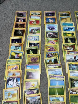 Vintage WOTC Pokemon Non Holo Lot Rare Base Fossil Jungle 100+ Card Lot - Image 5