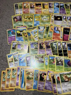 Vintage WOTC Pokemon Non Holo Lot Rare Base Fossil Jungle 100+ Card Lot - Image 2