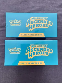 Pokemon TCG Mega Evolution Ascended Heroes Elite Trainer Box ETB NEW SEALED X 2 - Image 5