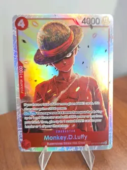 One Piece Legacy of the Master #OP12-015 Monkey D Luffy Foil - Image 1