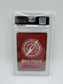 One Piece Bandai Awakening Monkey D. Luffy Leader Foil Alt Art OP05-060 PSA 10 - Image 2