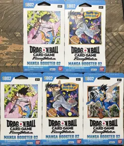 Dragon Ball Super Card Game Fusion World Booster 02 5-Pack English - Image 1