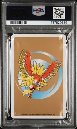 2000 POKEMON GOLD VERSION PLAYING CARDS 9 OF HEARTS #197 UMBREON PSA 9 - Image 2