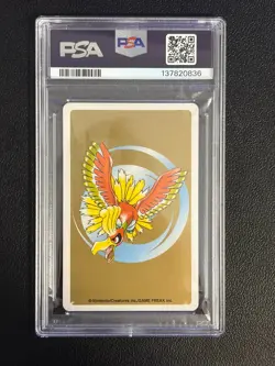 2000 POKEMON GOLD VERSION PLAYING CARDS 9 OF HEARTS #197 UMBREON PSA 9 - Image 4
