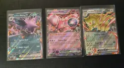 Team Rocket's Mewtwo ex Persian ex Nidoking ex 216 Tin Promo Cards NM Pokemon - Image 1