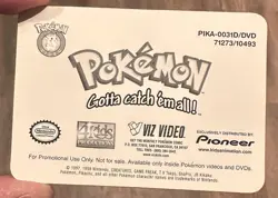 1998 Pokemon Pioneer Video Viz Gengar Lenticular Promo Card PIKA-0031D - NM/LP - Image 3
