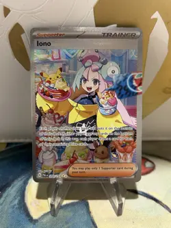 Iono 269/193 Pokemon Paldea Evolved Special Illustration Rare Card NM - Image 1