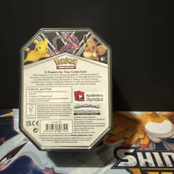 Pokemon Eternatus V Powers Tin Trading Card Game 4 Booster Packs Set NEW SEALED 820650807794 - Image 3