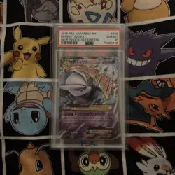 First Edition 2015 POKEMON XY MEGA MEWTWO EX BLUE SHOCK 1ST ED #026 JPN PSA10 GM - Image 1