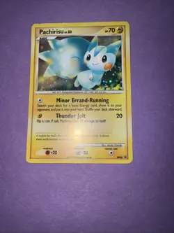 Pokemon Pachirisu TCG DP Black Star Promotional Holo Card DP04 - Image 1