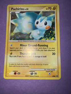 Pokemon Pachirisu TCG DP Black Star Promotional Holo Card DP04 - Image 2