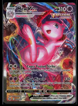 Mew VMAX 269/264 Fusion Strike Alternate Art Pokemon - Image 1
