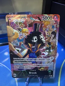 One Piece Brook OP15-022 (L*) Alt Art Adventure on Kami's Island (OP15-EB04) - Image 1