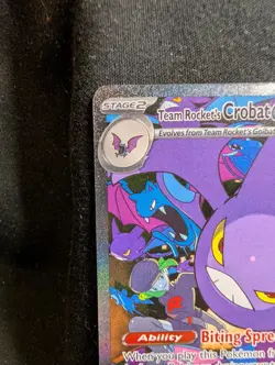 Team Rockets Crobat EX Sir Holo Card 234/182 Destined Rivals Series NM - Image 2