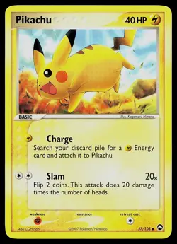Pokemon Card - Pikachu Power Keepers 57/108 Common - Image 1