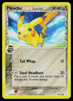 Pokemon Card - Pikachu Holon Phantoms 79/110 Common - Image 1