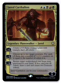 Jared Carthalion NM* FOIL Commander Dominaria United ENGLISh 002/048 -UnltdCards - Image 1