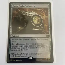 MTG: Peter Parker’s Camera (Foil) - Spider-Man Rare NM - Image 1